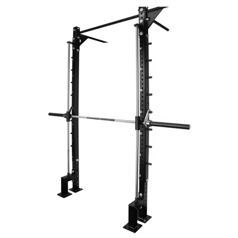 Crossfit Equipment - Wall‑Mounted Steel Squat Rack Smith Stand
