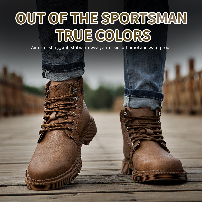 Waterproof Work Boots Steel To - Crossfit Outdoor ulasan dan harga