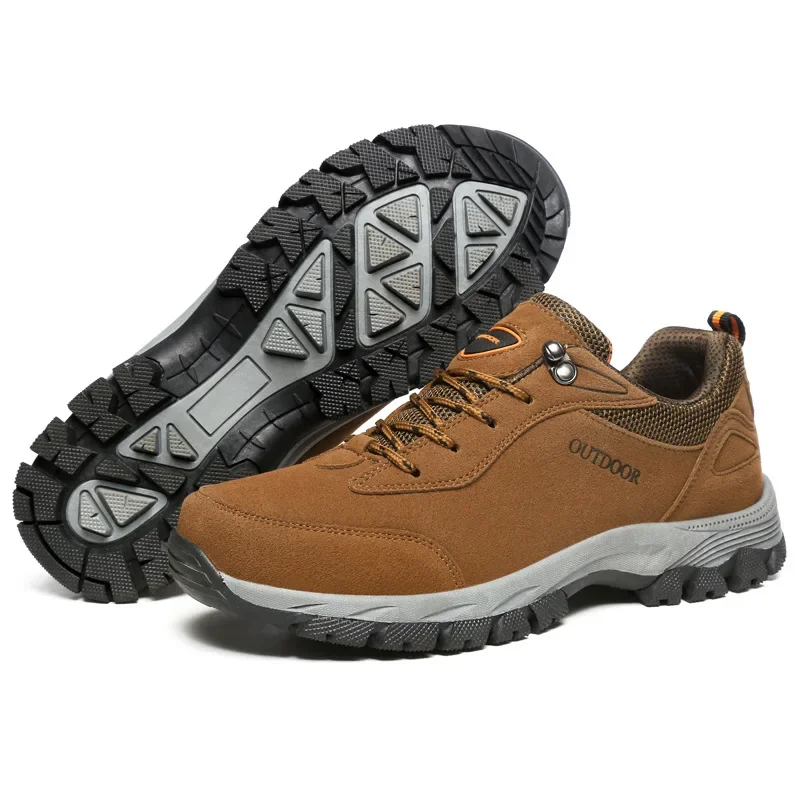 Men's Hiking Shoes Suede Leath - Crossfit Male ulasan dan harga