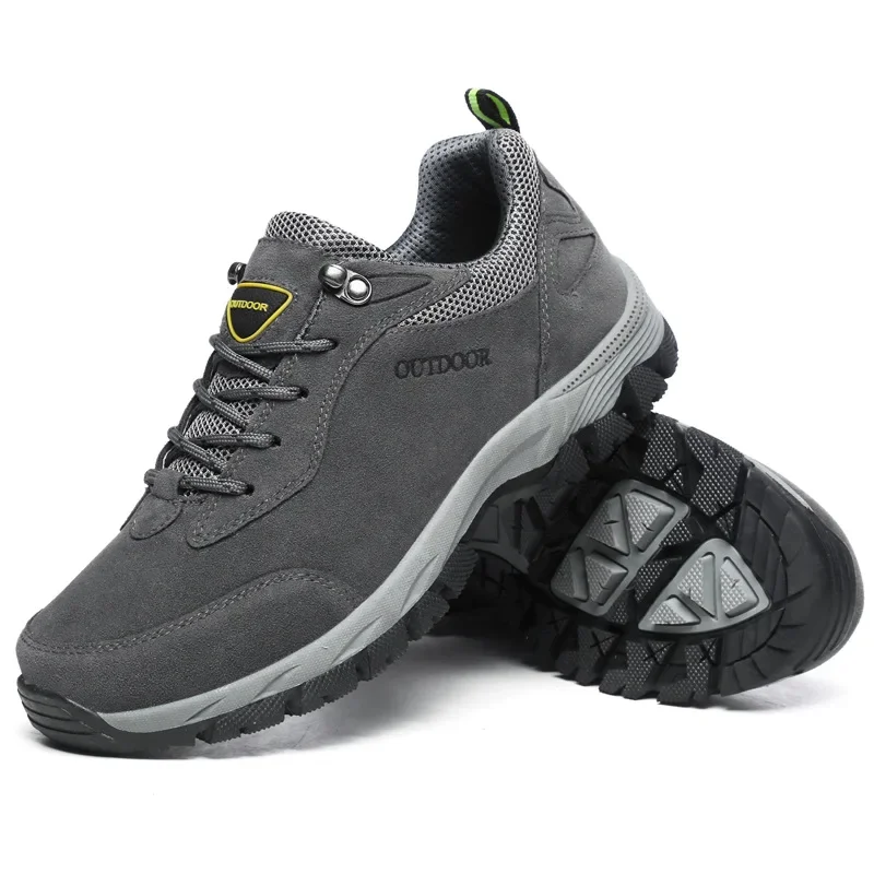 Men's Hiking Shoes Suede Leath - Crossfit Male ulasan dan harga