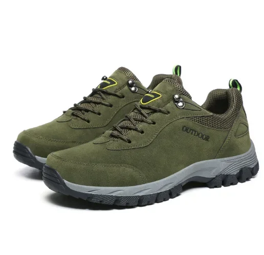 Men's Hiking Shoes Suede Leath - Crossfit Male ulasan dan harga