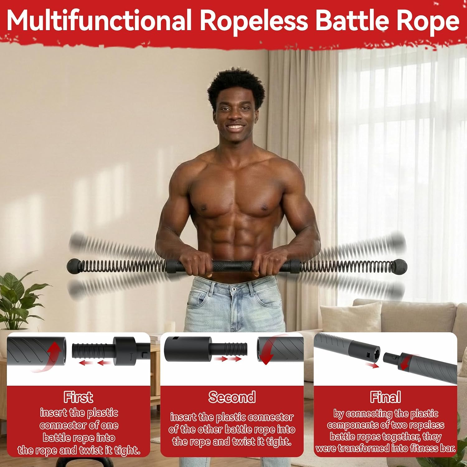 2-in-1 Upgraded Cordless Battl - Crossfit Equipment ulasan dan harga